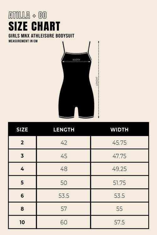 Girls MNX Athleisure Bodysuit