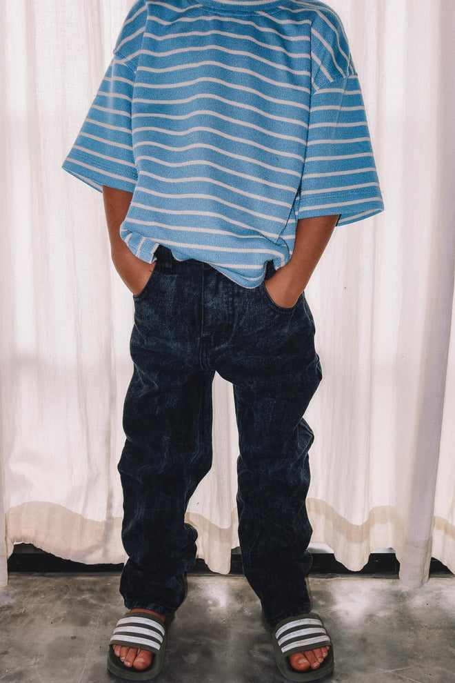 CUBS DENIM KIDS JEANS - VINTAGE BLACK