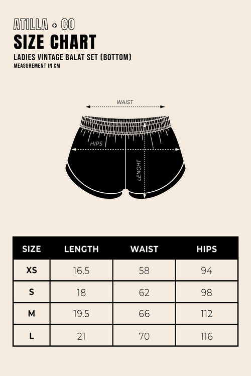 LADIES VINTAGE BALAT SET