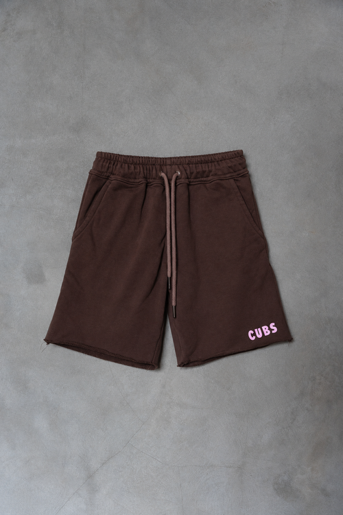 CUBS FRENCH TERRY RAW SHORTS