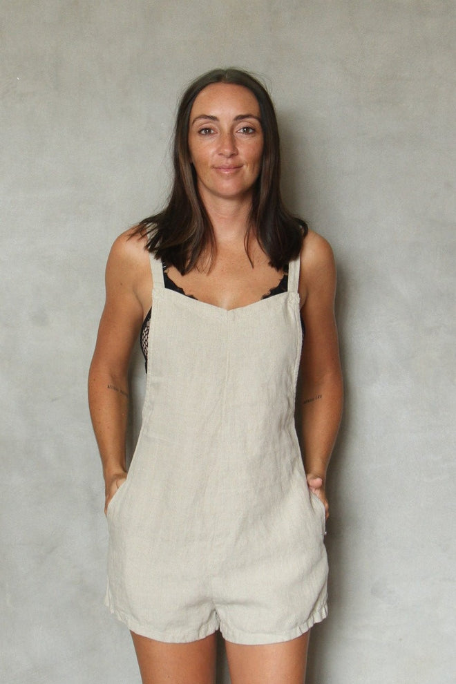 MILOS LINEN PLAYSUIT