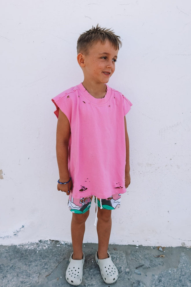 CUBS ZEFI TANK - DISTRESSED